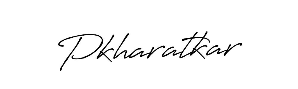 You should practise on your own different ways (Antro_Vectra_Bolder) to write your name (Pkharatkar) in signature. don't let someone else do it for you. Pkharatkar signature style 7 images and pictures png