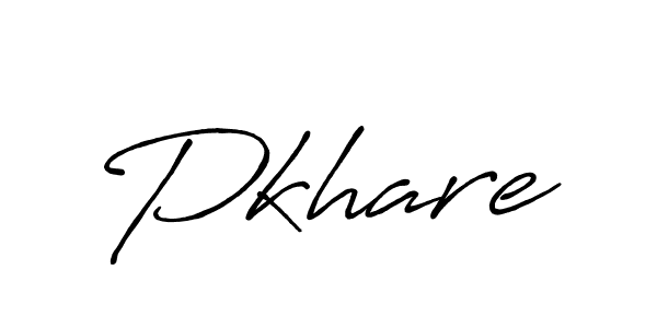 It looks lik you need a new signature style for name Pkhare. Design unique handwritten (Antro_Vectra_Bolder) signature with our free signature maker in just a few clicks. Pkhare signature style 7 images and pictures png