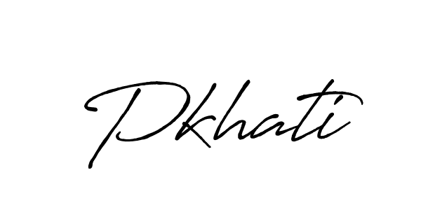 Once you've used our free online signature maker to create your best signature Antro_Vectra_Bolder style, it's time to enjoy all of the benefits that Pkhati name signing documents. Pkhati signature style 7 images and pictures png