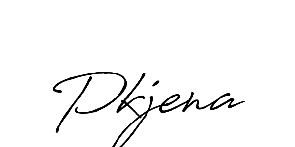 Use a signature maker to create a handwritten signature online. With this signature software, you can design (Antro_Vectra_Bolder) your own signature for name Pkjena. Pkjena signature style 7 images and pictures png