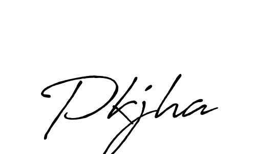 How to Draw Pkjha signature style? Antro_Vectra_Bolder is a latest design signature styles for name Pkjha. Pkjha signature style 7 images and pictures png