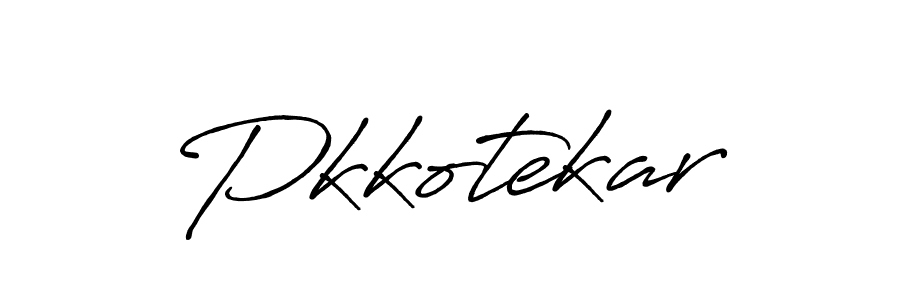 Design your own signature with our free online signature maker. With this signature software, you can create a handwritten (Antro_Vectra_Bolder) signature for name Pkkotekar. Pkkotekar signature style 7 images and pictures png