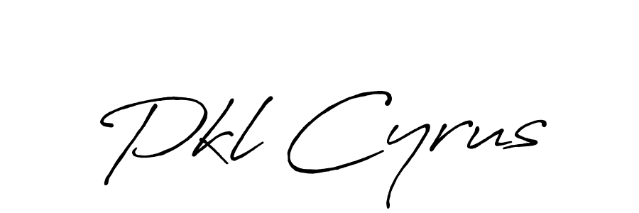 Similarly Antro_Vectra_Bolder is the best handwritten signature design. Signature creator online .You can use it as an online autograph creator for name Pkl Cyrus. Pkl Cyrus signature style 7 images and pictures png