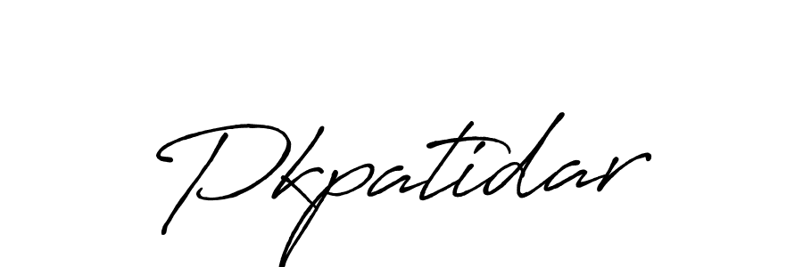 It looks lik you need a new signature style for name Pkpatidar. Design unique handwritten (Antro_Vectra_Bolder) signature with our free signature maker in just a few clicks. Pkpatidar signature style 7 images and pictures png