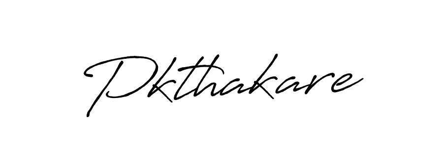 Design your own signature with our free online signature maker. With this signature software, you can create a handwritten (Antro_Vectra_Bolder) signature for name Pkthakare. Pkthakare signature style 7 images and pictures png