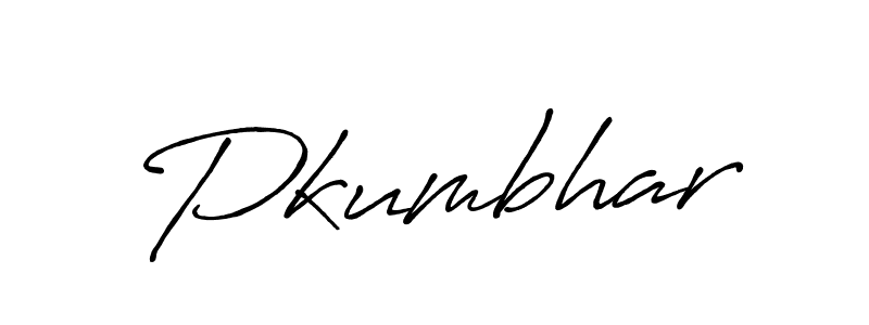 How to make Pkumbhar signature? Antro_Vectra_Bolder is a professional autograph style. Create handwritten signature for Pkumbhar name. Pkumbhar signature style 7 images and pictures png