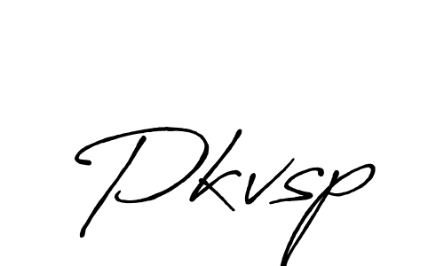 Make a beautiful signature design for name Pkvsp. With this signature (Antro_Vectra_Bolder) style, you can create a handwritten signature for free. Pkvsp signature style 7 images and pictures png