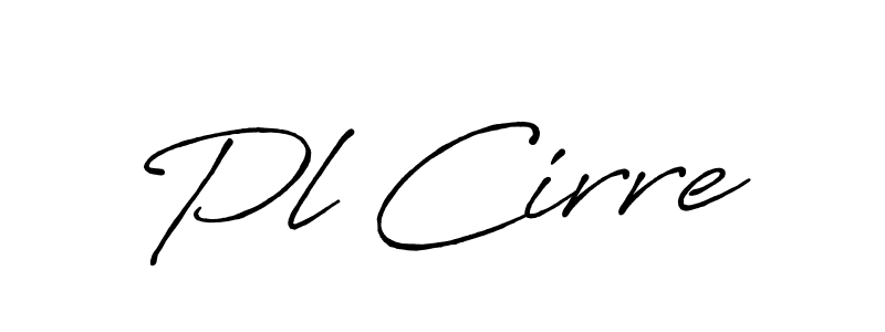 Create a beautiful signature design for name Pl Cirre. With this signature (Antro_Vectra_Bolder) fonts, you can make a handwritten signature for free. Pl Cirre signature style 7 images and pictures png