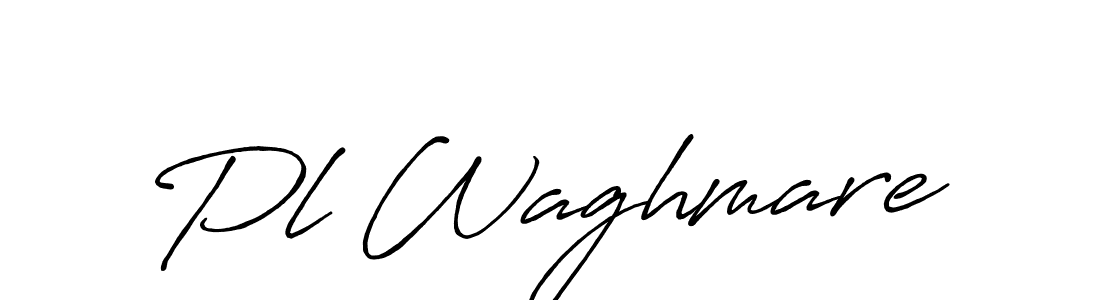 Make a beautiful signature design for name Pl Waghmare. Use this online signature maker to create a handwritten signature for free. Pl Waghmare signature style 7 images and pictures png