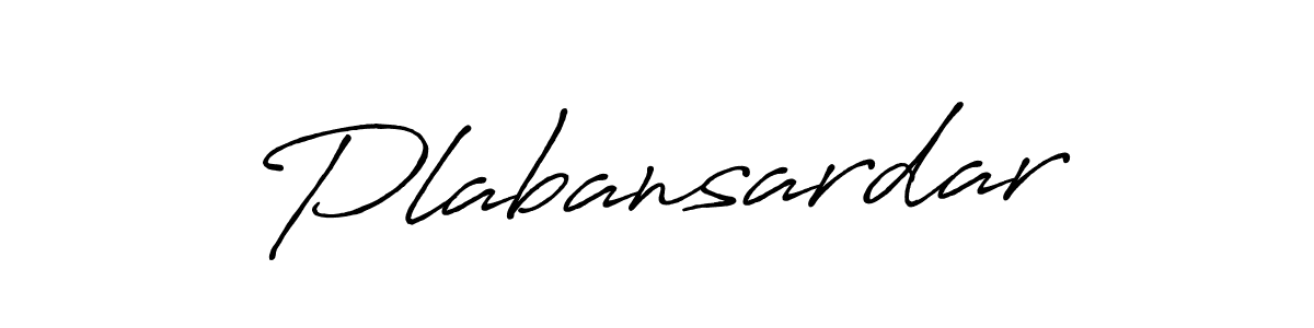 How to make Plabansardar name signature. Use Antro_Vectra_Bolder style for creating short signs online. This is the latest handwritten sign. Plabansardar signature style 7 images and pictures png