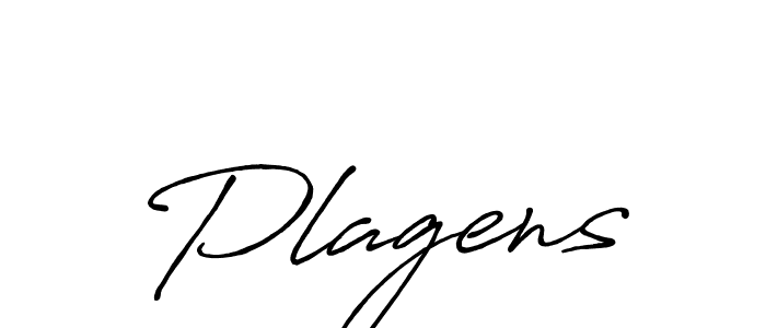 Create a beautiful signature design for name Plagens. With this signature (Antro_Vectra_Bolder) fonts, you can make a handwritten signature for free. Plagens signature style 7 images and pictures png