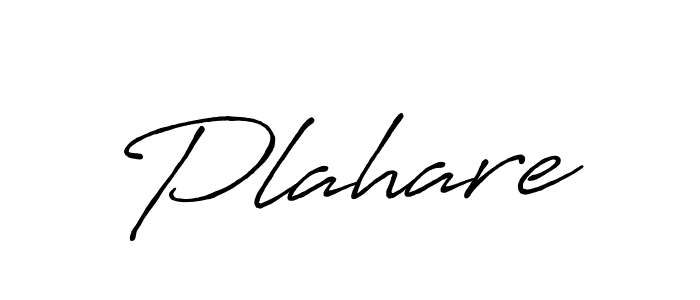 How to make Plahare signature? Antro_Vectra_Bolder is a professional autograph style. Create handwritten signature for Plahare name. Plahare signature style 7 images and pictures png
