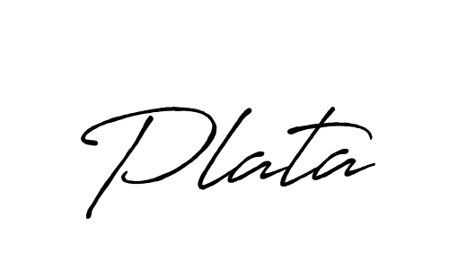 Plata stylish signature style. Best Handwritten Sign (Antro_Vectra_Bolder) for my name. Handwritten Signature Collection Ideas for my name Plata. Plata signature style 7 images and pictures png