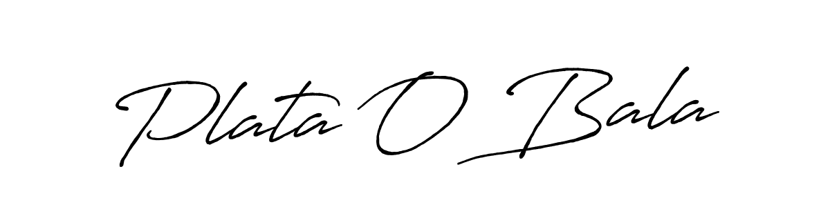 Create a beautiful signature design for name Plata O Bala. With this signature (Antro_Vectra_Bolder) fonts, you can make a handwritten signature for free. Plata O Bala signature style 7 images and pictures png