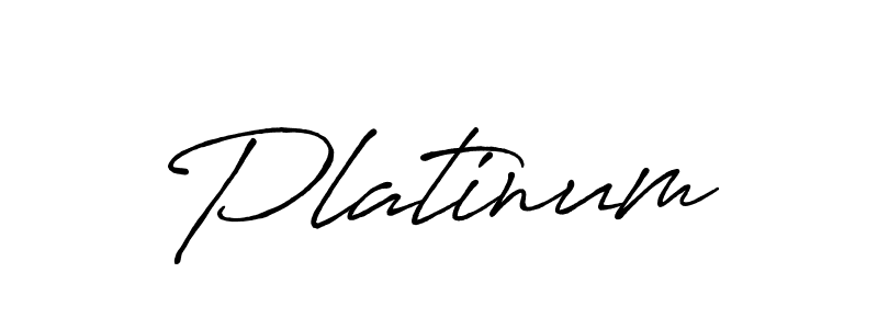 It looks lik you need a new signature style for name Platinum. Design unique handwritten (Antro_Vectra_Bolder) signature with our free signature maker in just a few clicks. Platinum signature style 7 images and pictures png