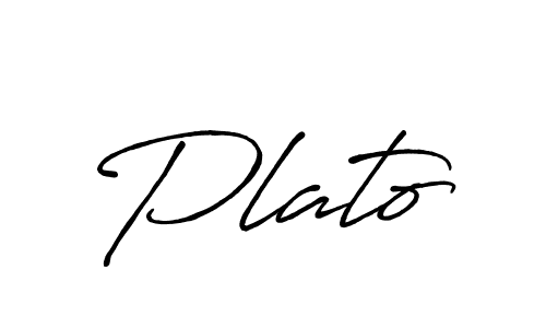 Plato stylish signature style. Best Handwritten Sign (Antro_Vectra_Bolder) for my name. Handwritten Signature Collection Ideas for my name Plato. Plato signature style 7 images and pictures png