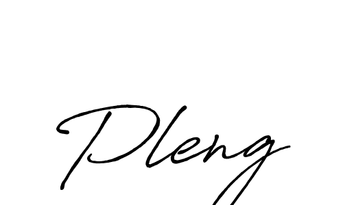 Create a beautiful signature design for name Pleng. With this signature (Antro_Vectra_Bolder) fonts, you can make a handwritten signature for free. Pleng signature style 7 images and pictures png