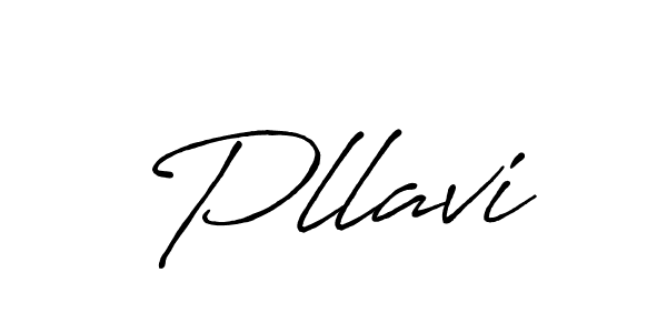 Design your own signature with our free online signature maker. With this signature software, you can create a handwritten (Antro_Vectra_Bolder) signature for name Pllavi. Pllavi signature style 7 images and pictures png