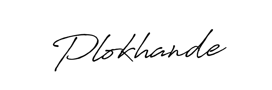 Similarly Antro_Vectra_Bolder is the best handwritten signature design. Signature creator online .You can use it as an online autograph creator for name Plokhande. Plokhande signature style 7 images and pictures png