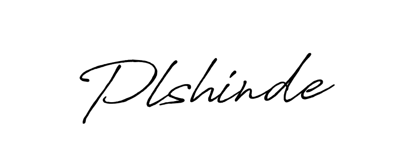 How to make Plshinde signature? Antro_Vectra_Bolder is a professional autograph style. Create handwritten signature for Plshinde name. Plshinde signature style 7 images and pictures png