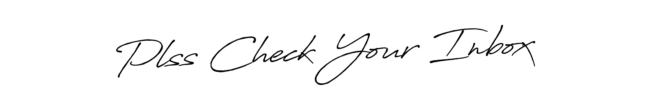 if you are searching for the best signature style for your name Plss Check Your Inbox. so please give up your signature search. here we have designed multiple signature styles  using Antro_Vectra_Bolder. Plss Check Your Inbox signature style 7 images and pictures png