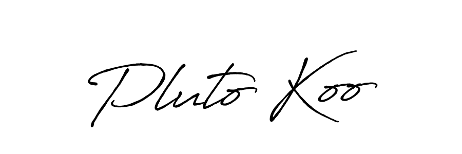 See photos of Pluto Koo official signature by Spectra . Check more albums & portfolios. Read reviews & check more about Antro_Vectra_Bolder font. Pluto Koo signature style 7 images and pictures png
