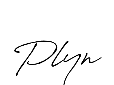 Create a beautiful signature design for name Plyn. With this signature (Antro_Vectra_Bolder) fonts, you can make a handwritten signature for free. Plyn signature style 7 images and pictures png