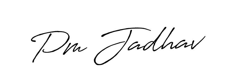 Make a short Pm Jadhav signature style. Manage your documents anywhere anytime using Antro_Vectra_Bolder. Create and add eSignatures, submit forms, share and send files easily. Pm Jadhav signature style 7 images and pictures png