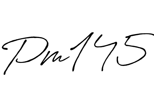 It looks lik you need a new signature style for name Pm145. Design unique handwritten (Antro_Vectra_Bolder) signature with our free signature maker in just a few clicks. Pm145 signature style 7 images and pictures png