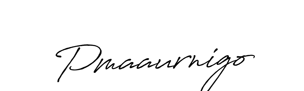 Design your own signature with our free online signature maker. With this signature software, you can create a handwritten (Antro_Vectra_Bolder) signature for name Pmaaurnigo. Pmaaurnigo signature style 7 images and pictures png