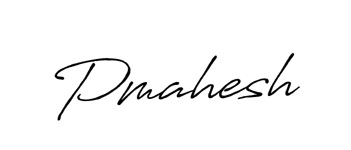 Create a beautiful signature design for name Pmahesh. With this signature (Antro_Vectra_Bolder) fonts, you can make a handwritten signature for free. Pmahesh signature style 7 images and pictures png