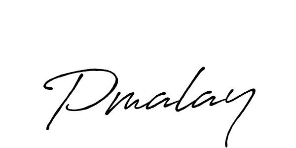 Pmalay stylish signature style. Best Handwritten Sign (Antro_Vectra_Bolder) for my name. Handwritten Signature Collection Ideas for my name Pmalay. Pmalay signature style 7 images and pictures png