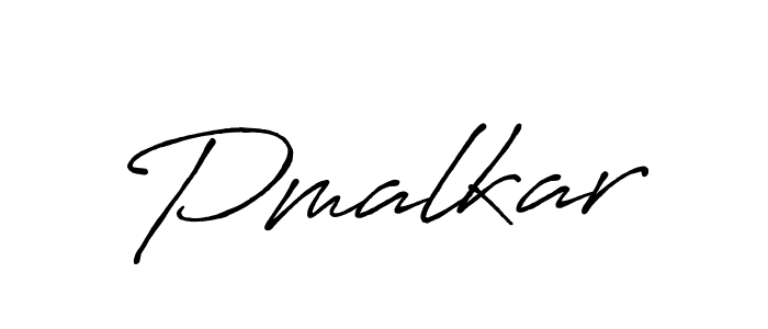How to make Pmalkar name signature. Use Antro_Vectra_Bolder style for creating short signs online. This is the latest handwritten sign. Pmalkar signature style 7 images and pictures png