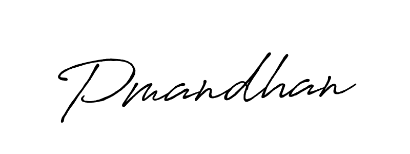 Design your own signature with our free online signature maker. With this signature software, you can create a handwritten (Antro_Vectra_Bolder) signature for name Pmandhan. Pmandhan signature style 7 images and pictures png