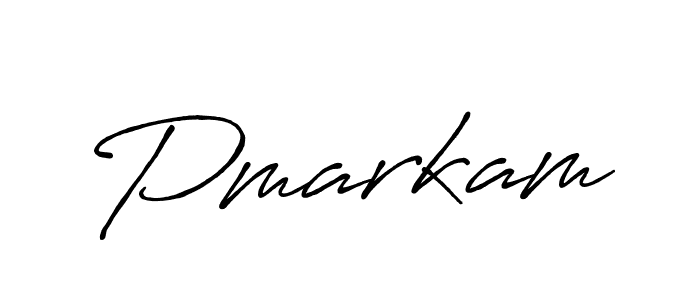 Use a signature maker to create a handwritten signature online. With this signature software, you can design (Antro_Vectra_Bolder) your own signature for name Pmarkam. Pmarkam signature style 7 images and pictures png