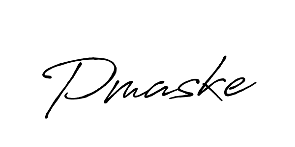 Use a signature maker to create a handwritten signature online. With this signature software, you can design (Antro_Vectra_Bolder) your own signature for name Pmaske. Pmaske signature style 7 images and pictures png