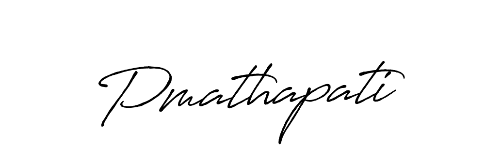 How to make Pmathapati signature? Antro_Vectra_Bolder is a professional autograph style. Create handwritten signature for Pmathapati name. Pmathapati signature style 7 images and pictures png