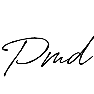 Make a beautiful signature design for name Pmd. With this signature (Antro_Vectra_Bolder) style, you can create a handwritten signature for free. Pmd signature style 7 images and pictures png