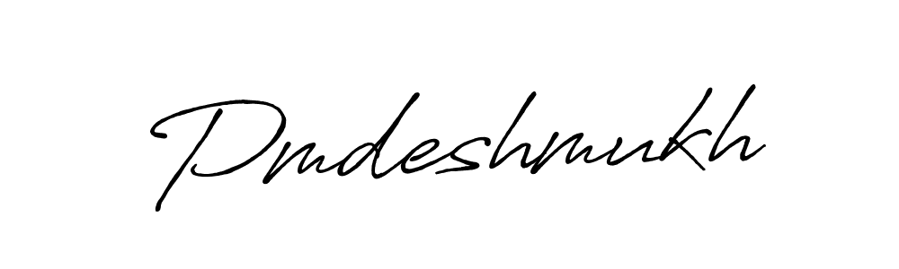 Also You can easily find your signature by using the search form. We will create Pmdeshmukh name handwritten signature images for you free of cost using Antro_Vectra_Bolder sign style. Pmdeshmukh signature style 7 images and pictures png