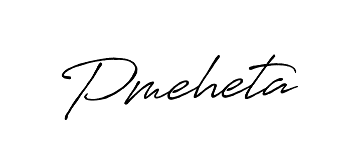 Design your own signature with our free online signature maker. With this signature software, you can create a handwritten (Antro_Vectra_Bolder) signature for name Pmeheta. Pmeheta signature style 7 images and pictures png