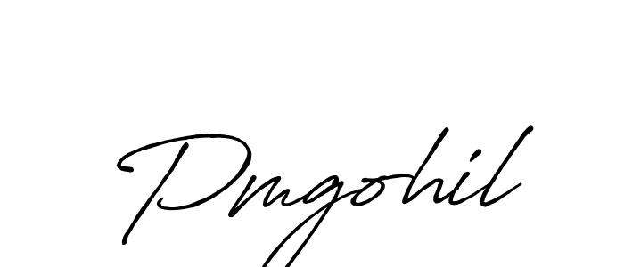 if you are searching for the best signature style for your name Pmgohil. so please give up your signature search. here we have designed multiple signature styles  using Antro_Vectra_Bolder. Pmgohil signature style 7 images and pictures png