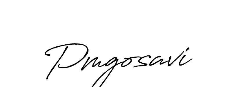 It looks lik you need a new signature style for name Pmgosavi. Design unique handwritten (Antro_Vectra_Bolder) signature with our free signature maker in just a few clicks. Pmgosavi signature style 7 images and pictures png