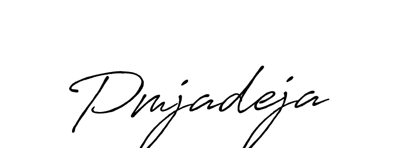 Design your own signature with our free online signature maker. With this signature software, you can create a handwritten (Antro_Vectra_Bolder) signature for name Pmjadeja. Pmjadeja signature style 7 images and pictures png