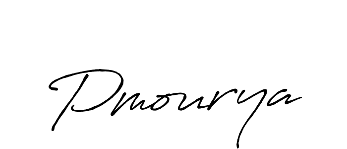 Pmourya stylish signature style. Best Handwritten Sign (Antro_Vectra_Bolder) for my name. Handwritten Signature Collection Ideas for my name Pmourya. Pmourya signature style 7 images and pictures png