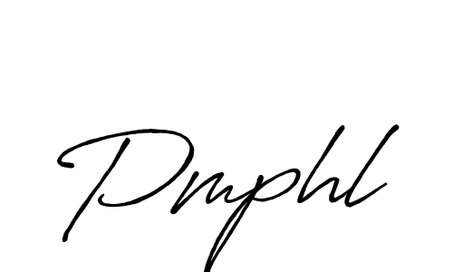 You should practise on your own different ways (Antro_Vectra_Bolder) to write your name (Pmphl) in signature. don't let someone else do it for you. Pmphl signature style 7 images and pictures png