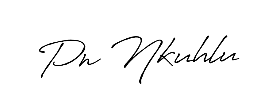 Make a beautiful signature design for name Pn Nkuhlu. With this signature (Antro_Vectra_Bolder) style, you can create a handwritten signature for free. Pn Nkuhlu signature style 7 images and pictures png