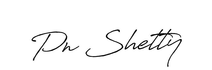 The best way (Antro_Vectra_Bolder) to make a short signature is to pick only two or three words in your name. The name Pn Shetty include a total of six letters. For converting this name. Pn Shetty signature style 7 images and pictures png