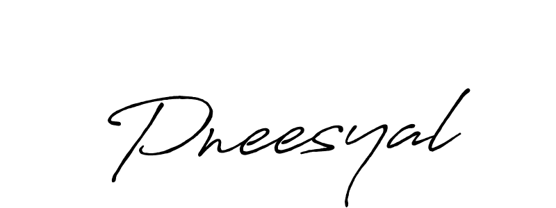 Similarly Antro_Vectra_Bolder is the best handwritten signature design. Signature creator online .You can use it as an online autograph creator for name Pneesyal. Pneesyal signature style 7 images and pictures png