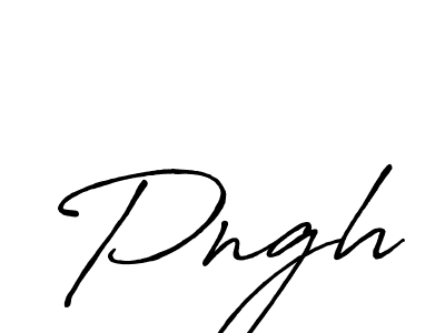 How to make Pngh signature? Antro_Vectra_Bolder is a professional autograph style. Create handwritten signature for Pngh name. Pngh signature style 7 images and pictures png