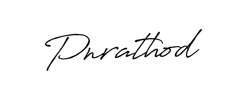Make a beautiful signature design for name Pnrathod. With this signature (Antro_Vectra_Bolder) style, you can create a handwritten signature for free. Pnrathod signature style 7 images and pictures png